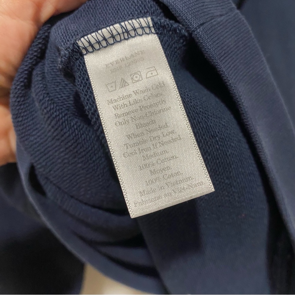 Everlane The Classic French Terry Square Hoodie blue size medium - Picture 4 of 5